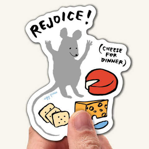 Egg Press Sticker Cheese For Dinner Mouse