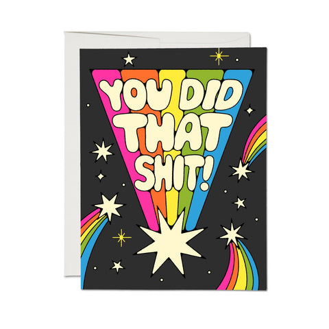 Red Cap Cards Greeting Card You Did That