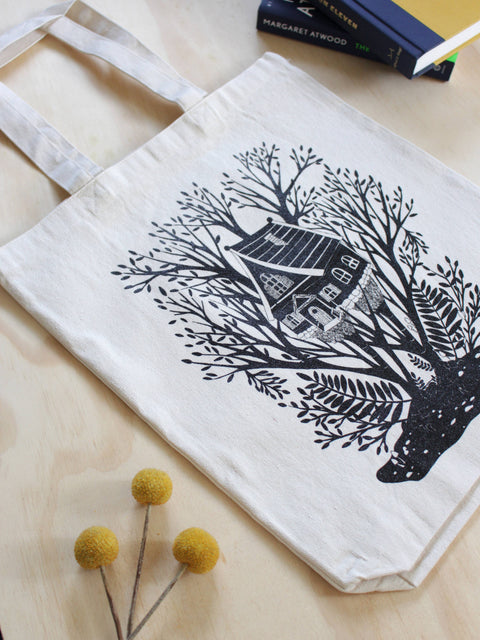 michele maule Canvas Tote Bag Baba Yaga