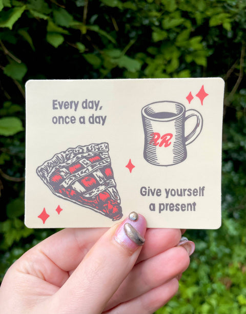 Augury Press Sticker Twin Peaks Present