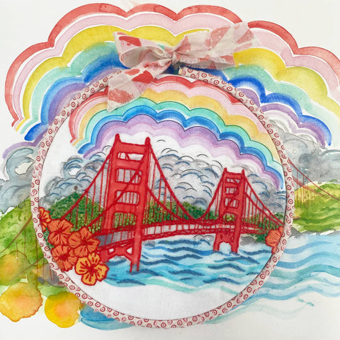 Keller Design Embroidery Kit San Francisco