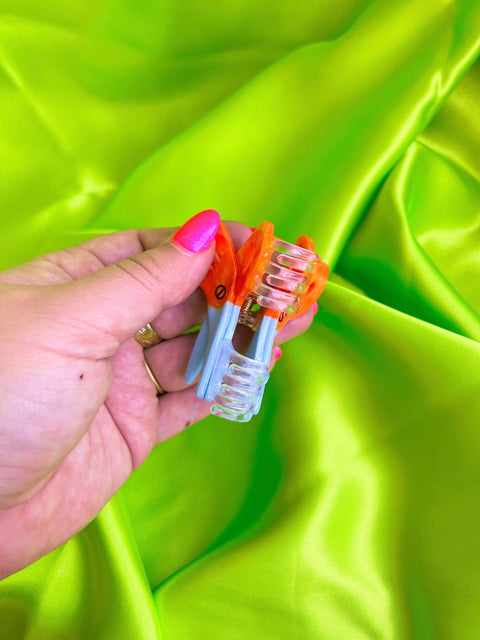 The Peach Fuzz Hair Claw Scissors