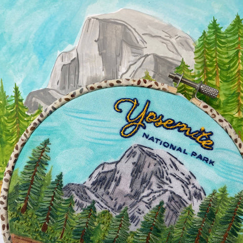 Keller Design Embroidery Kit Yosemite