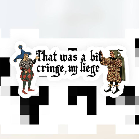 Ace the Pitmatian Co That Was a Bit Cringe, My Leige Sticker