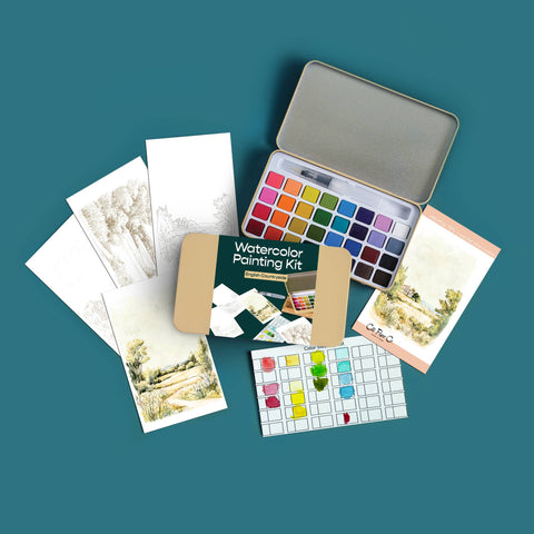 Cate Paper Co. Watercolor Kit English Countryside