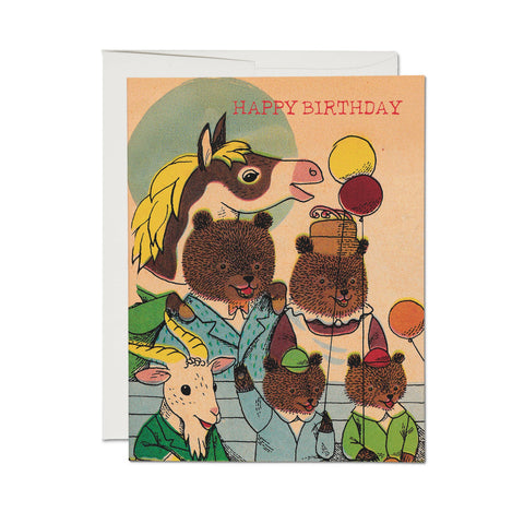 Red Cap Cards Birthday Gang