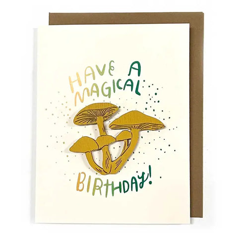 Snowmade Cards w/Magnet Magical Birthday