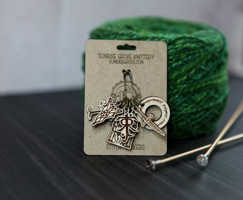 Sunrise Grove Stitch Markers LOTR Tolkien