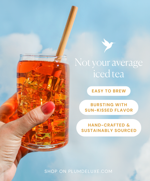 Plum Deluxe Tea Peach Popsicle Herbal Loose Leaf Tea