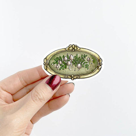 Motif's Art Studio Sticker Mushrooms and Ferns