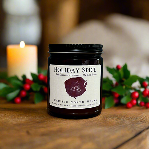 Pacific North Wicks Holiday Spice Candle