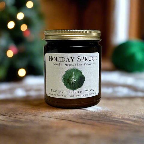 Pacific North Wicks Holiday Spruce Candle