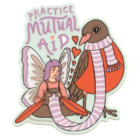 Bee's Knees Sticker Practice Mutual Aid