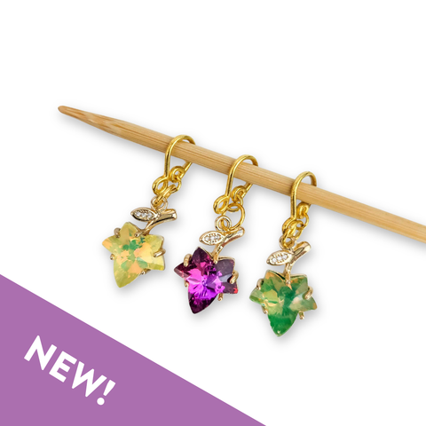 TSS Stitch Marker Fall Leaves Melody