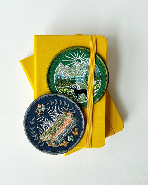 Rikrack Reader Embroidery Sticker Patch