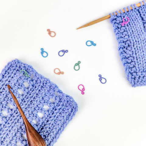 TSS Pastel Rainbow Cast Melody Clips Simple Locking Stitch Markers