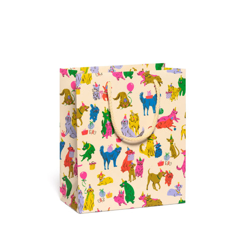 Red Cap Cards Gift Bag Puppy Party