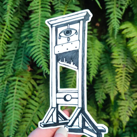 Crafted from Scratch Guillotine Sticker