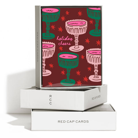 Red Cap Cards Holiday Cards Crystal Cheers
