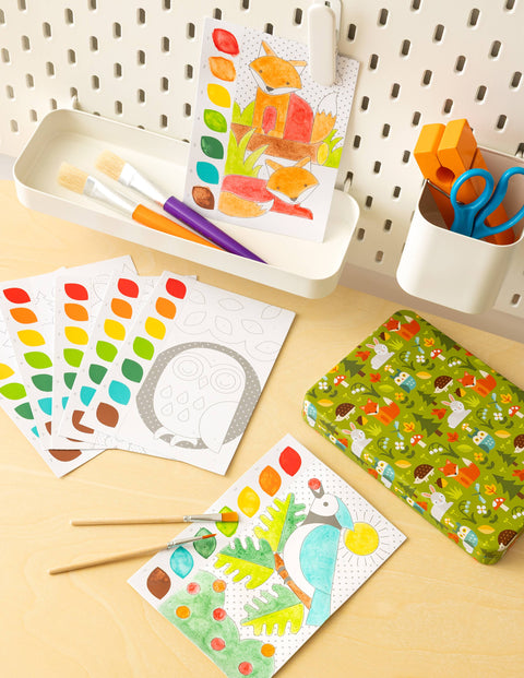 Paint by Numbers: Woodland