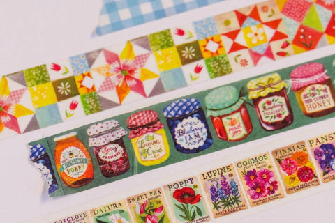 Katie Daisy Washi Tape Roll Set Homespun