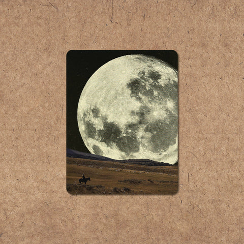 The Galek Sea Sticker Cowboy Moon