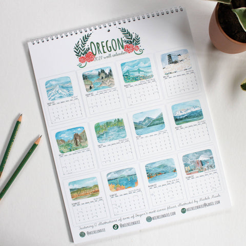 michele maule - 2027 Oregon Calendar