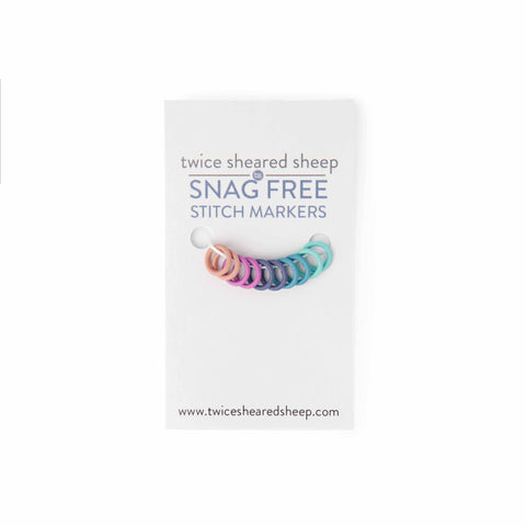 TSS Rainbow Simple Ring Stitch Markers