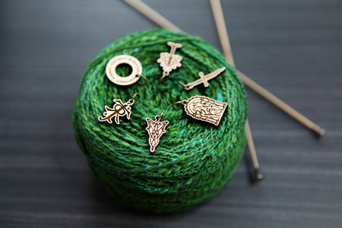 Sunrise Grove Stitch Markers LOTR Tolkien