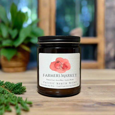 Pacific North Wicks Farmers Market Candle