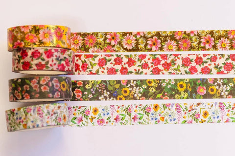 Katie Daisy Washi Tape Roll Set Floral
