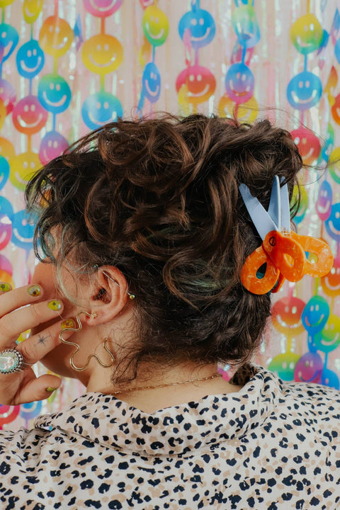 The Peach Fuzz Hair Claw Scissors
