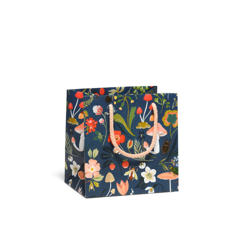 Red Cap Gift Bag Forest Blue