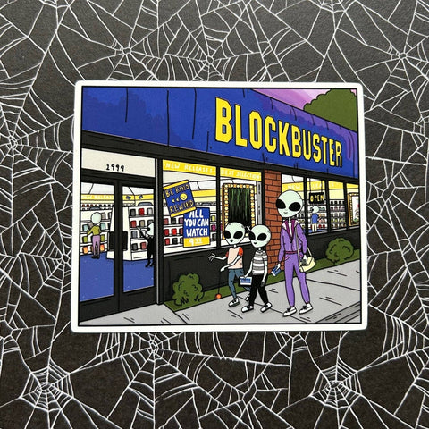 Little Spooky Studio Sticker Blockbuster Aliens