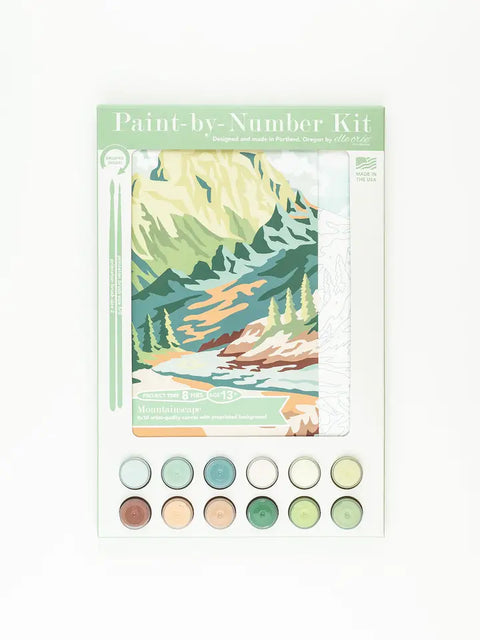 Elle Cree Mountainscape PBN Kit