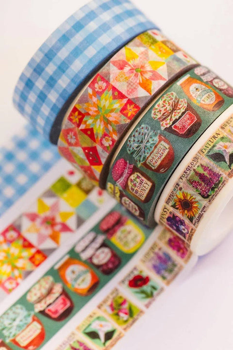 Katie Daisy Washi Tape Roll Set Homespun