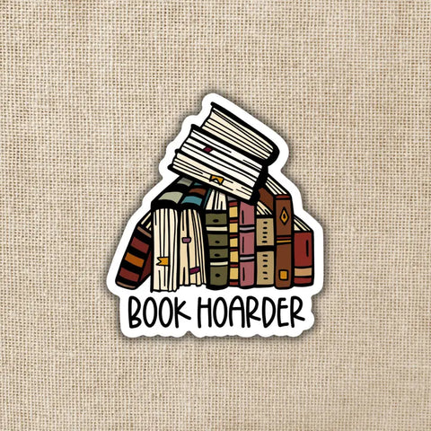 Kingdom of Threads Book Hoarder Sticker