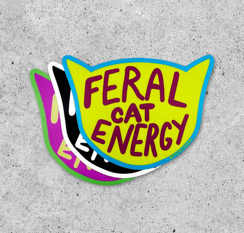 Citizen Ruth Sticker Feral Cat Energy