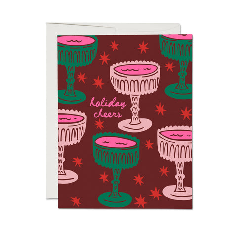 Red Cap Cards Holiday Cards Crystal Cheers