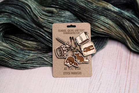 Sunrise Grove Stitch Markers Princess Bride