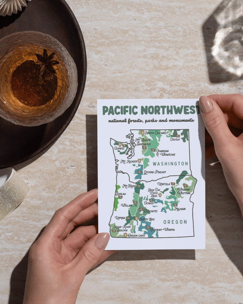 Wander Free and Queer Postcard Pacific Northwest Adventure