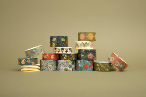 Amicreative Washi Tape Set Blooming Birds