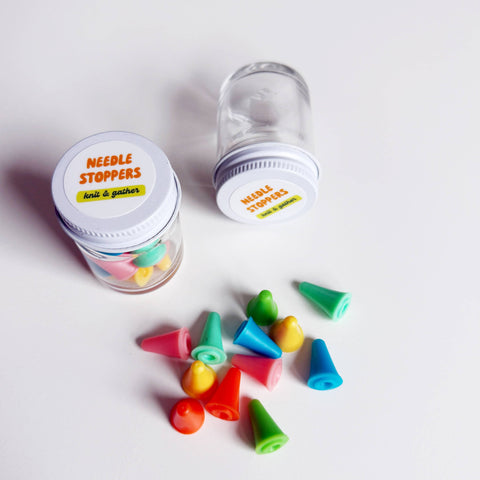 Knit & Gather Jar of Needle Stoppers