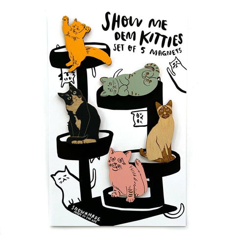 Snowmade Magnet Set Show Me Dem Kitties