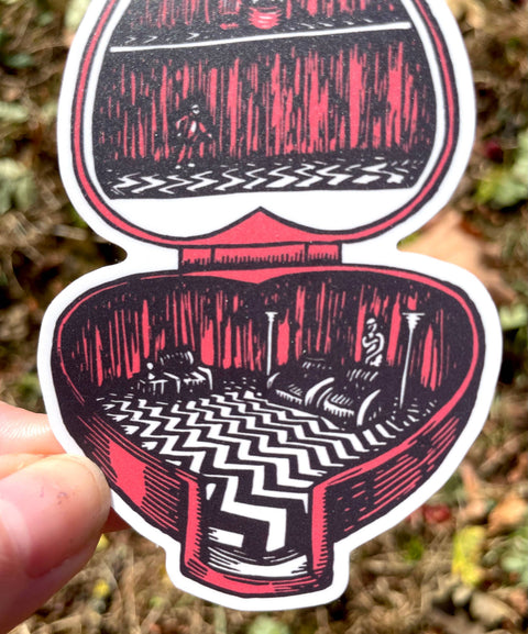 Augury Press Black Lodge Sticker