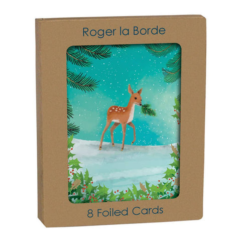 RLB Petite Card Pack Festive Fawn