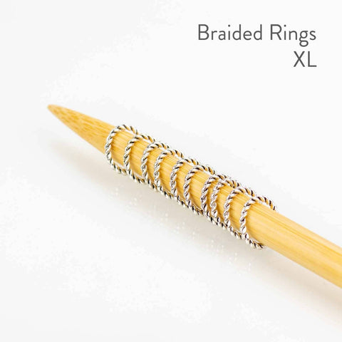 TSS Stitch Markers Simple Braided Ring
