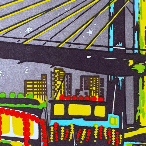 Old School Stationers Card Portland, Oregon Happy Holidays!