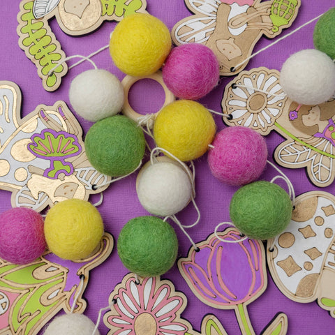 The Woodsy Craft Co. Craft Kit Fairy Garden Garland