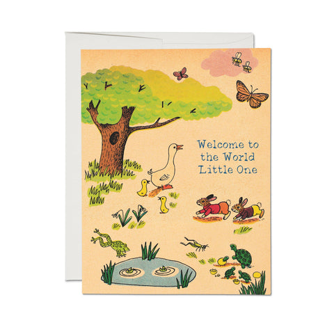 Red Cap Card Whimsy Hollow